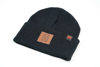 Picture of Ice Fish Black Leather Patch Toque