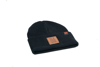 Picture of Ice Fish Black Leather Patch Toque