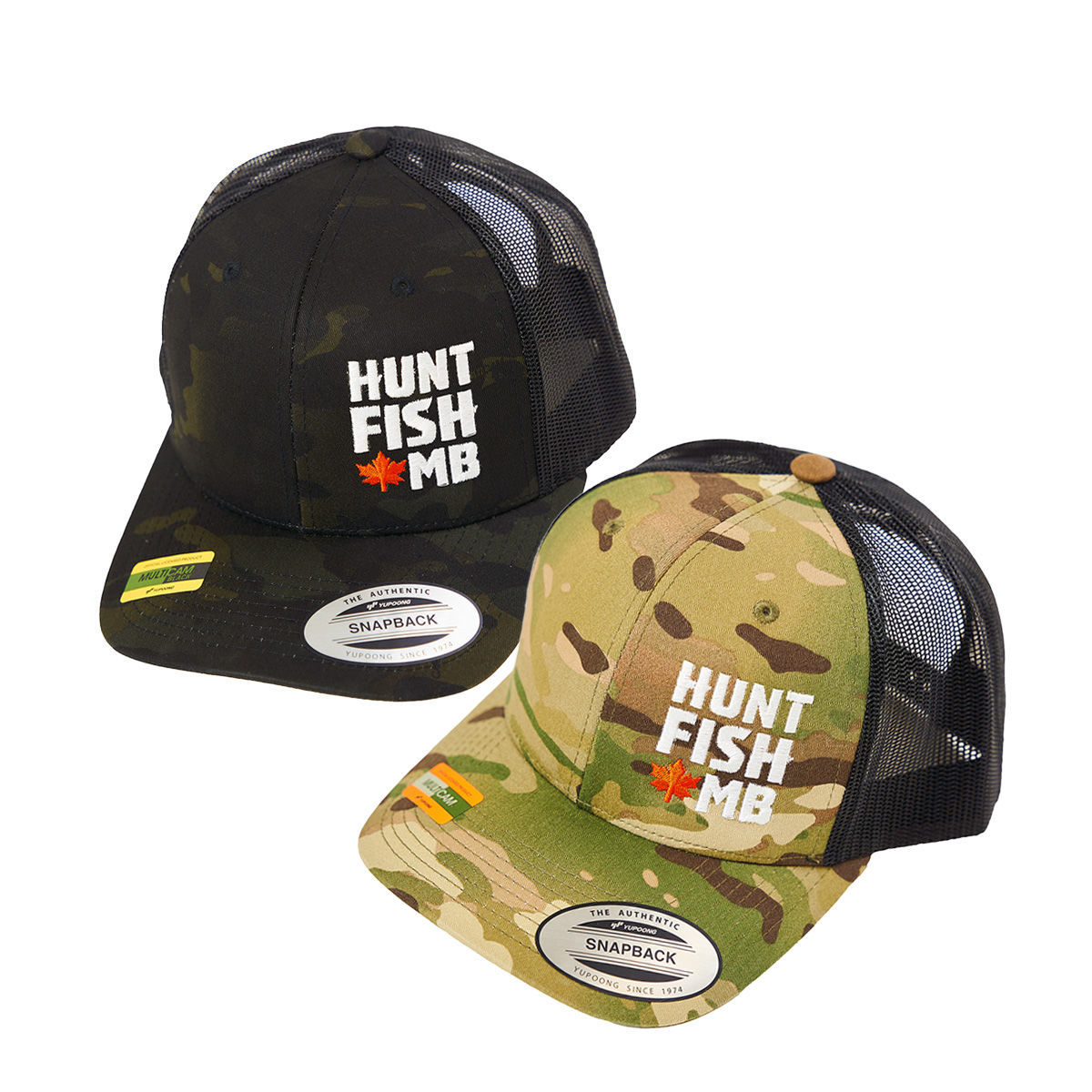 Camo 'Hunt Fish Maniac Logo Trucker Hat – Shop Hunt Fish Maniac